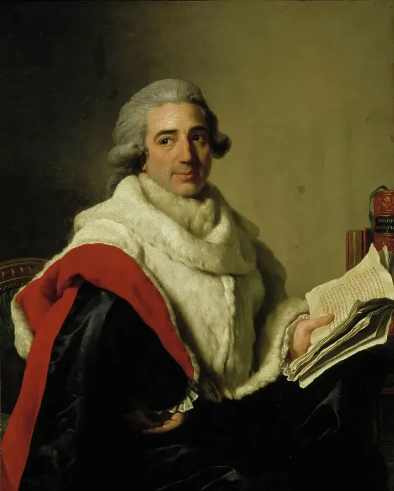 Framed Print : Jean Baptiste Eugene Du Mangin, 1789. Creator: Alexander Roslin Framed Print : Jean Baptiste Eugene Du Mangin, 1789. Creator: Alexander Roslin