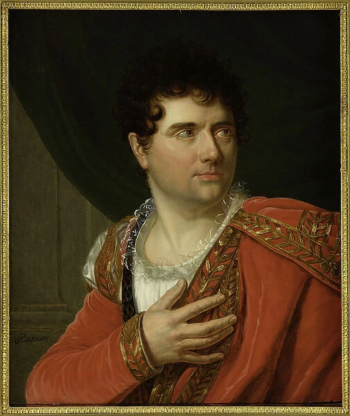 Jean-Baptiste-Sauveur Gavaudan (1772-1840), singer, c1799. Creator: Henri-Francois Riesener