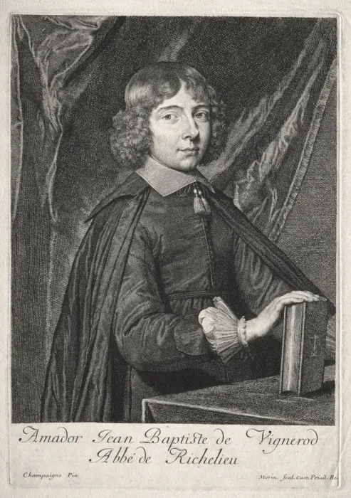 Framed Print : Jean Baptiste de Vignerod. Creator: Jean Morin (French, 1600-1650) Framed Print : Jean Baptiste de Vignerod. Creator: Jean Morin (French, 1600-1650)