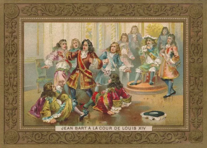 Framed Print : Jean Bart (1650-1702) at the Court of Louis XIV (1638-1715), c. 1910s Framed Print : Jean Bart (1650-1702) at the Court of Louis XIV (1638-1715), c. 1910s