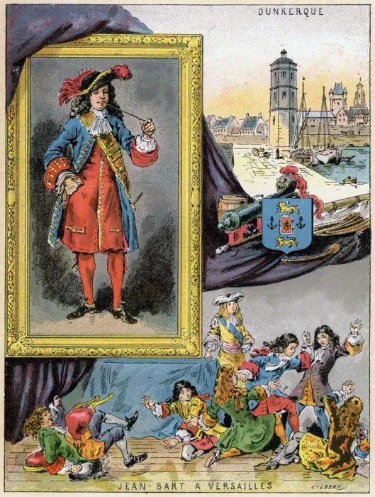 Framed Print : Jean Bart, French naval commander and privateer, 1898. Artist: Gilbert Framed Print : Jean Bart, French naval commander and privateer, 1898. Artist: Gilbert