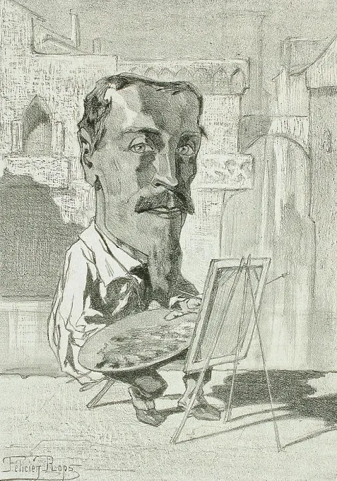 Framed Print : Jean-Batiste Van Moër, 1857. Creator: Félicien Rops Framed Print : Jean-Batiste Van Moër, 1857. Creator: Félicien Rops