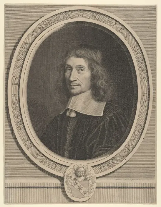 Framed Print : Jean Dorieu, 1660. Creator: Robert Nanteuil Framed Print : Jean Dorieu, 1660. Creator: Robert Nanteuil