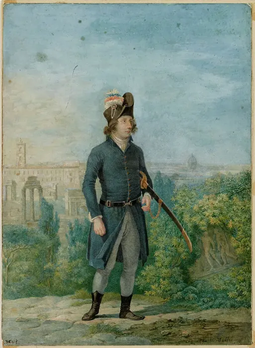 Framed Print : Jean-Étienne Championnet (1762-1800) in Rome. Creator: Muller, Charles François (1789-1855) Framed Print : Jean-Étienne Championnet (1762-1800) in Rome. Creator: Muller, Charles François (1789-1855)