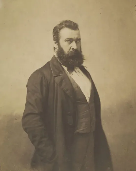 Framed Print : Jean-Francois Millet, 1856-58. Creator: Nadar Framed Print : Jean-Francois Millet, 1856-58. Creator: Nadar
