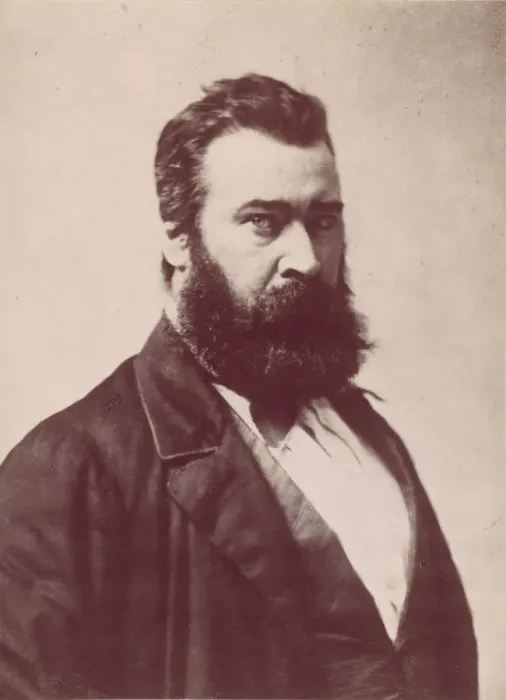 Framed Print : Jean-Francois Millet, 1856-58, printed ca. 1900. Creator: Nadar Framed Print : Jean-Francois Millet, 1856-58, printed ca. 1900. Creator: Nadar