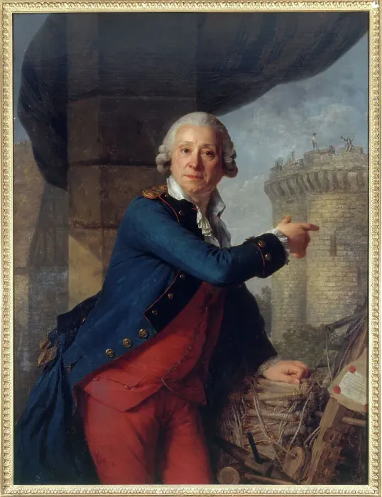 Framed Print : Jean-Henri Masers, chevalier de Latude (1725-1805), montrant la Bastille, 1789. Creator: Antoine Vestier Framed Print : Jean-Henri Masers, chevalier de Latude (1725-1805), montrant la Bastille, 1789. Creator: Antoine Vestier