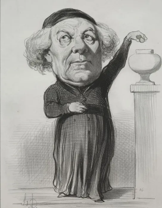 Framed Print : Jean Jacques Fayet, Bishop of Orleans, 1849. Creator: Honore Daumier (French, 1808-1879) Framed Print : Jean Jacques Fayet, Bishop of Orleans, 1849. Creator: Honore Daumier (French, 1808-1879)