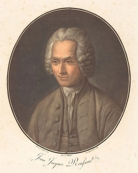 Jean Jacques Rousseau, in or after 1803. Creator: Pierre Michel Alix