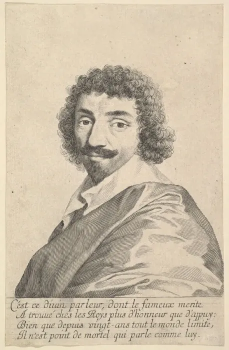 Framed Print : Jean-Louis Guez de Balzac, ca. 1635-37. Creator: Claude Mellan Framed Print : Jean-Louis Guez de Balzac, ca. 1635-37. Creator: Claude Mellan