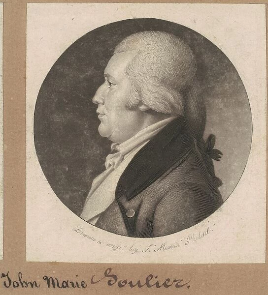 Jean Marie Soulier, 1802. Creator: Charles Balthazar Julien Fevret de Saint-Mé