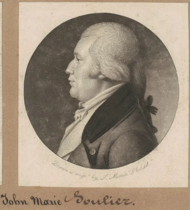 Framed Print : Jean Marie Soulier, 1802. Creator: Charles Balthazar Julien Fevret de Saint-Mé Framed Print : Jean Marie Soulier, 1802. Creator: Charles Balthazar Julien Fevret de Saint-Mé