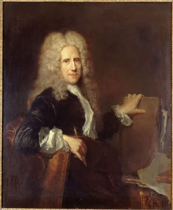 Framed Print : Jean Mariette (1660-1724), engraver of the king, 1723. Creator: Antoine Pesne Framed Print : Jean Mariette (1660-1724), engraver of the king, 1723. Creator: Antoine Pesne
