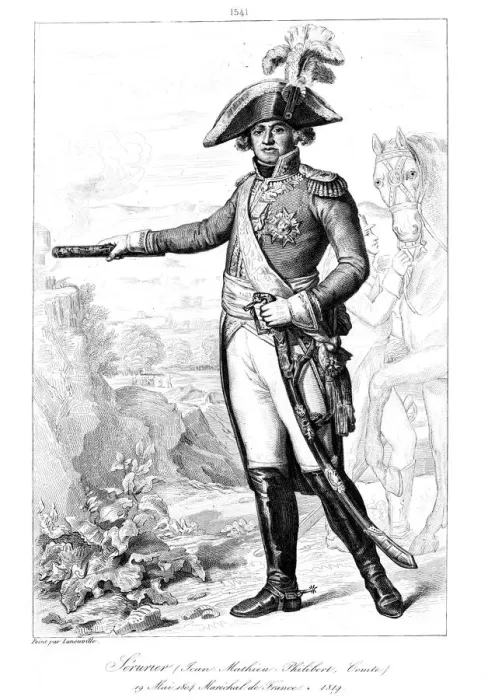 Framed Print : Jean Mathieu Philibert Serurier (1742-1819), Marshal of France, 1839. Artist: A Migneret Framed Print : Jean Mathieu Philibert Serurier (1742-1819), Marshal of France, 1839. Artist: A Migneret