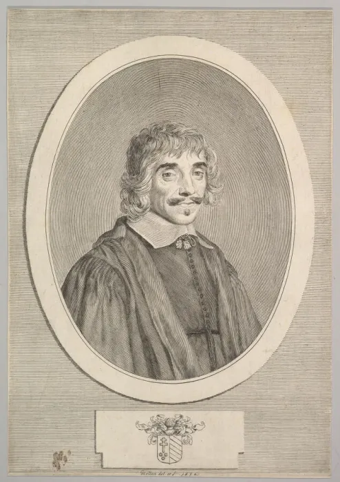 Framed Print : Jean Perrault, 1652. Creator: Claude Mellan Framed Print : Jean Perrault, 1652. Creator: Claude Mellan