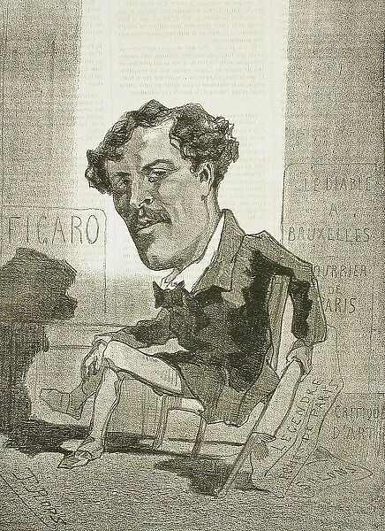 Jean Rousseau, 1857. Creator: Félicien Rops
