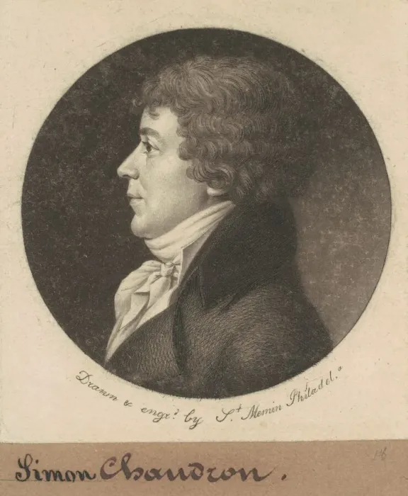 Framed Print : Jean Simon Chaudron, 1801. Creator: Charles Balthazar Julien Fevret de Saint-Mé Framed Print : Jean Simon Chaudron, 1801. Creator: Charles Balthazar Julien Fevret de Saint-Mé