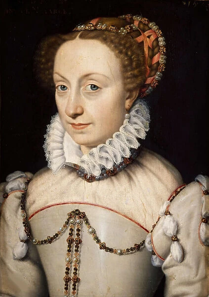 Jeanne d Albret, Queen of Navarre (1528-1572), c. 1570. Creator: Clouet
