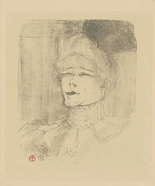 Jeanne Granier (1852-1939), c. 1898. Creator: Toulouse-Lautrec, Henri, de (1864-1901)