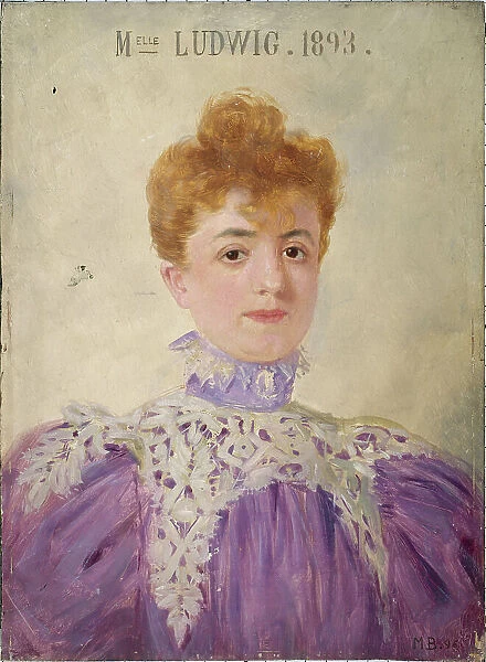 Jeanne Ludwig (1867-1898), member of the Comédie-Française, 1896. Creator: Marcel Baschet