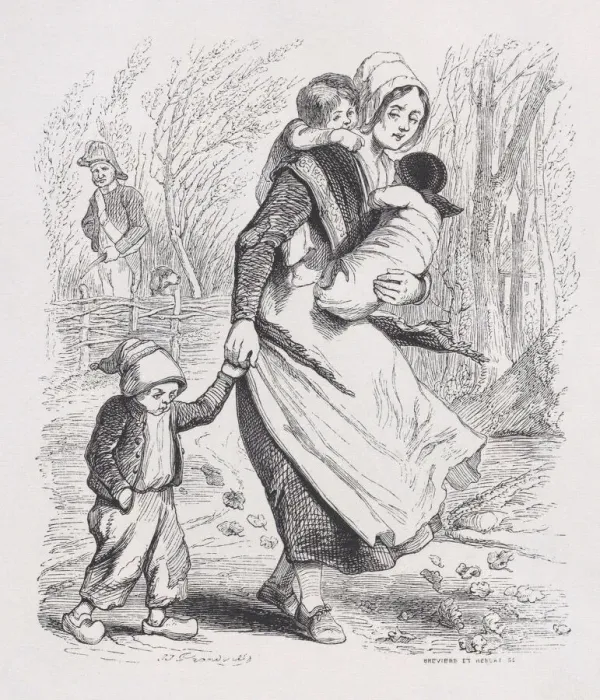 Framed Print : Jeanne, the Redhead from The Complete Works of Beranger, 1836 Framed Print : Jeanne, the Redhead from The Complete Works of Beranger, 1836