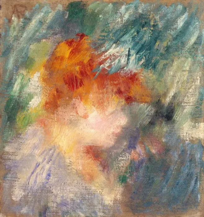 Framed Print : Jeanne Samary, 1878. Creator: Pierre-Auguste Renoir Framed Print : Jeanne Samary, 1878. Creator: Pierre-Auguste Renoir