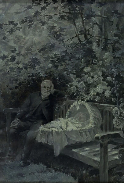 Jeanne sleeping, c1888. Creator: Albert Auguste Fourie