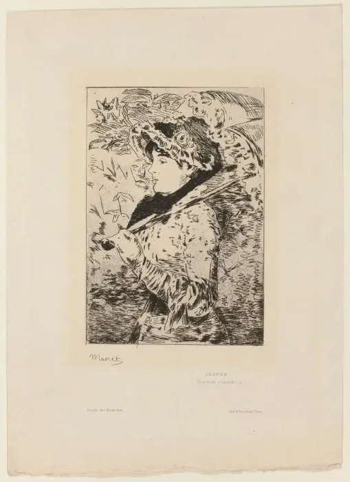 Framed Print : Jeanne (Spring), 1902. Creator: Henri-Charles Guerard Framed Print : Jeanne (Spring), 1902. Creator: Henri-Charles Guerard