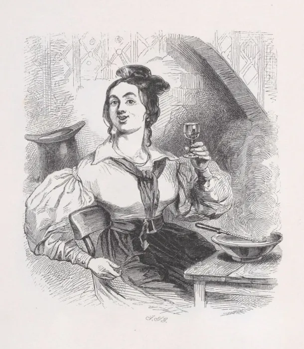 Framed Print : Jeannette from The Complete Works of Beranger, 1836. Creator: John Thompson Framed Print : Jeannette from The Complete Works of Beranger, 1836. Creator: John Thompson