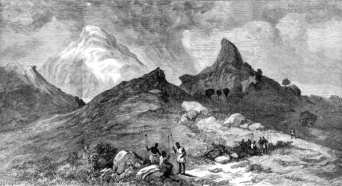 Framed Print : Jebel Abu Sinun, Kordofan, in the Soudan, 1883. Creator: Unknown Framed Print : Jebel Abu Sinun, Kordofan, in the Soudan, 1883. Creator: Unknown