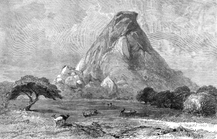 Framed Print : Jebel El Ain, near Obeid, Kordofan, in the Soudan, 1883. Creator: Unknown Framed Print : Jebel El Ain, near Obeid, Kordofan, in the Soudan, 1883. Creator: Unknown