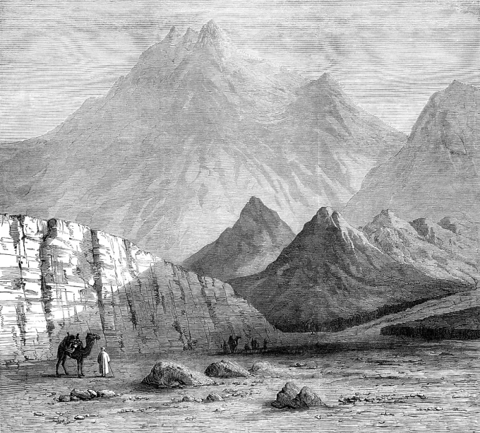 Framed Print : Jebel-El-Nur, regarded by Dr. Beke as Mount Sinai, 1874. Creator: Unknown Framed Print : Jebel-El-Nur, regarded by Dr. Beke as Mount Sinai, 1874. Creator: Unknown