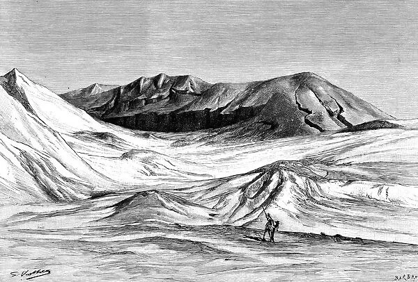 Jebel Khanfusa, the Sahara Desert, North Africa, 1895. Artist: Barbant