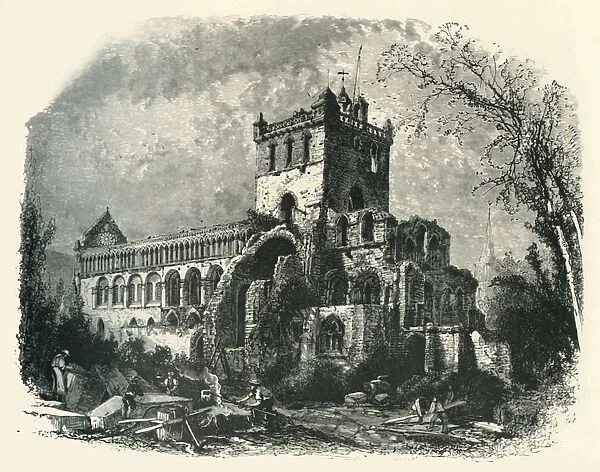 Jedburgh Abbey, c1870