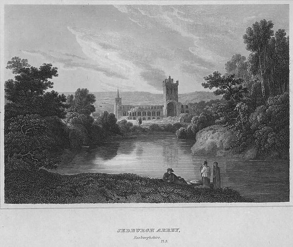 Jedburgh Abbey, Roxburghshire, 1814. Artist: John Greig