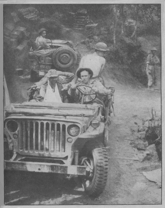 Framed Print : Jeep-Turned-Ambulance, 1943-44 Framed Print : Jeep-Turned-Ambulance, 1943-44