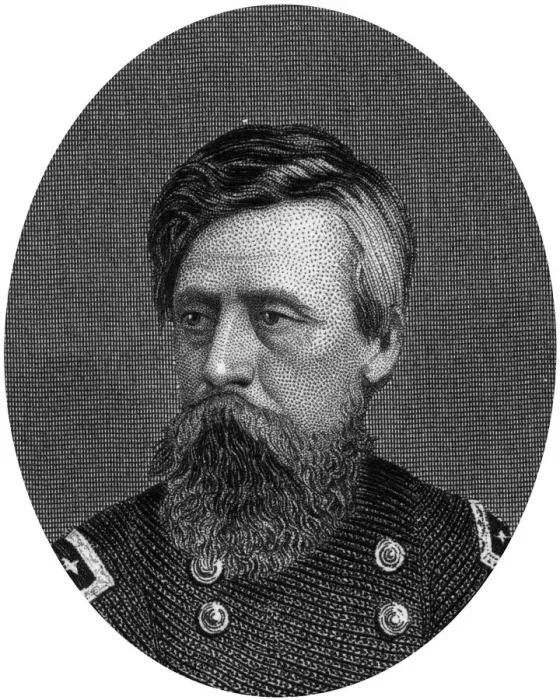 Framed Print : Jefferson Columbus Davis, Union general, 1862-1867. Artist: J Rogers Framed Print : Jefferson Columbus Davis, Union general, 1862-1867. Artist: J Rogers