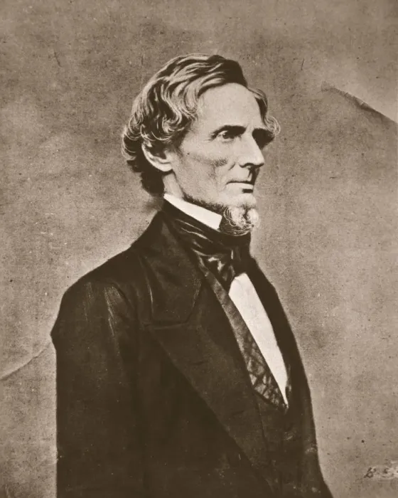 Framed Print : Jefferson Davis, President of the Confederate States of America, c1855-c1865. Artist Framed Print : Jefferson Davis, President of the Confederate States of America, c1855-c1865. Artist