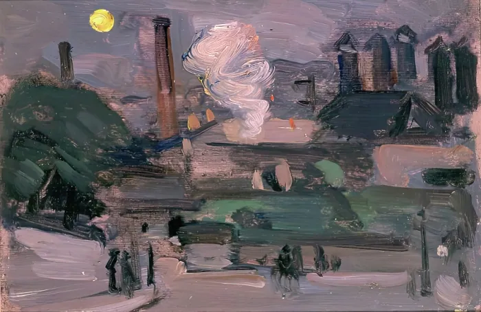 Framed Print : Jeffrey's Brewery, Edinburgh, c1900. Creator: Samuel John Peploe. Jeffrey's Brewery, Edinburgh, c1900. Creator: Samuel John Peploe