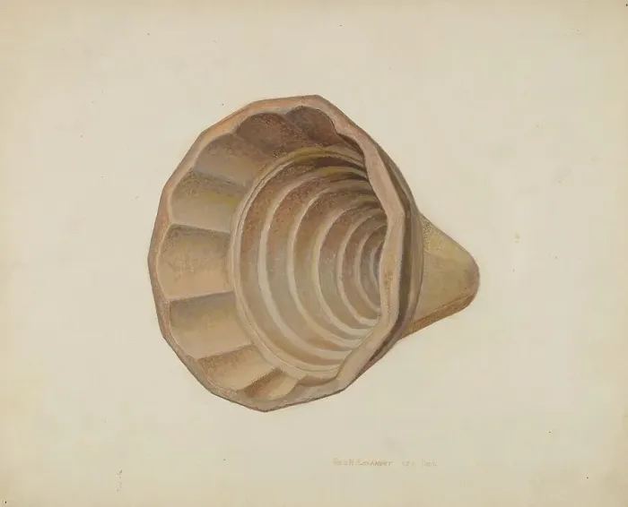 Framed Print : Jelly Mold, c. 1940. Creator: George H. Alexander Framed Print : Jelly Mold, c. 1940. Creator: George H. Alexander