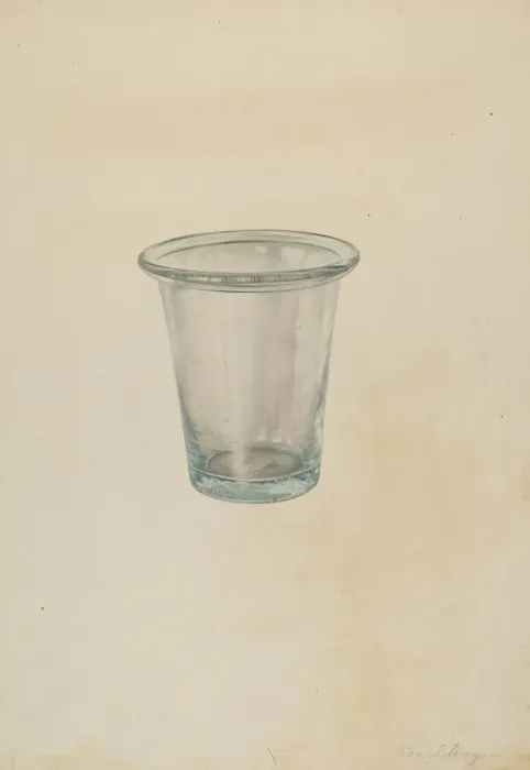 Framed Print : Jelly Tumbler, 1935 / 1942. Creator: Van Silvay Framed Print : Jelly Tumbler, 1935 / 1942. Creator: Van Silvay
