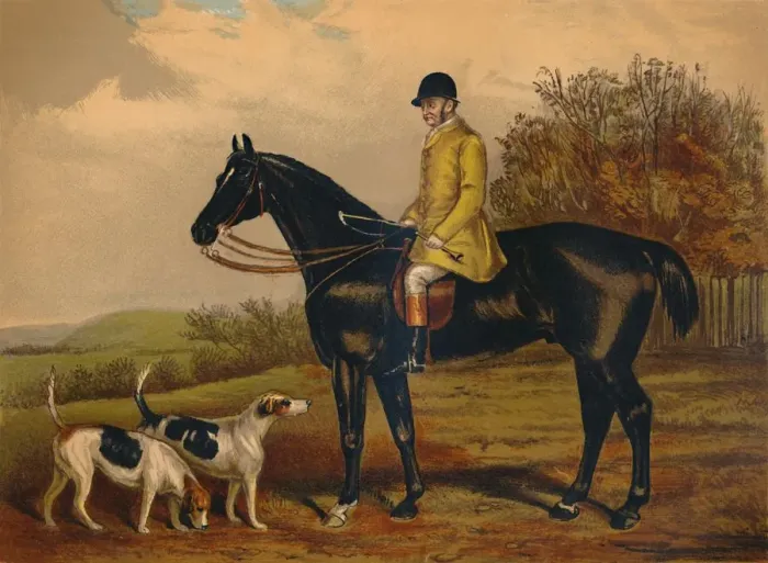Framed Print : Jem. Morgan - Huntsman of the Berkeley Hunt, c1879. Creator: Unknown Framed Print : Jem. Morgan - Huntsman of the Berkeley Hunt, c1879. Creator: Unknown