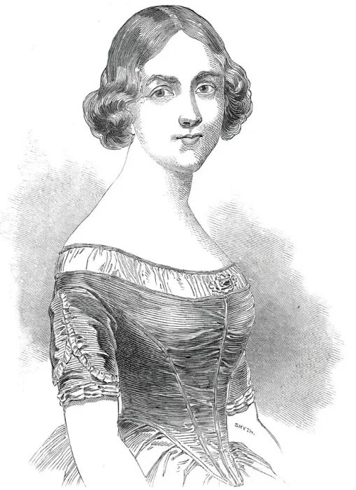 Framed Print : Jenny Lind, the celebrated Swedish vocalist, 1845. Creator: Smyth Framed Print : Jenny Lind, the celebrated Swedish vocalist, 1845. Creator: Smyth