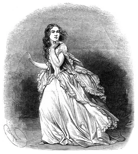 Jenny Lind, soprano known as the Swedish Nightingale, 1848