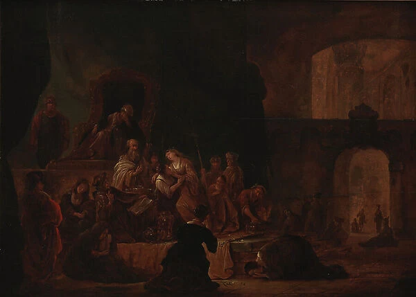 Jephta's Daughter Being Led to the Altar, 1640-1674. Creator: Gerrit de Wet