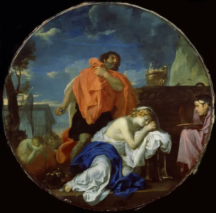 Framed Print : Jephthahs Sacrifice. Artist: Le Brun, Charles (1619-1690) Framed Print : Jephthahs Sacrifice. Artist: Le Brun, Charles (1619-1690)