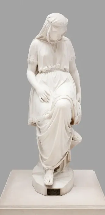 Framed Print : Jephthas Daughter, 1874. Creator: Chauncey Bradley Ives Framed Print : Jephthas Daughter, 1874. Creator: Chauncey Bradley Ives
