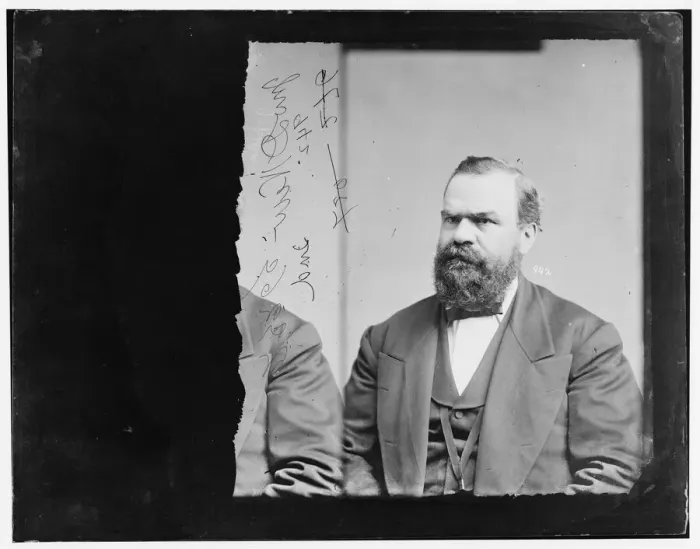 Framed Print : Jeptha Dudley New of Indiana, between 1865 and 1880. Creator: Unknown Framed Print : Jeptha Dudley New of Indiana, between 1865 and 1880. Creator: Unknown