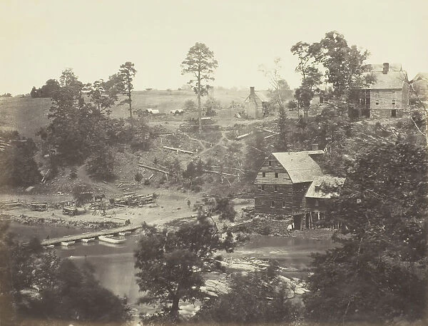 Jericho Mills, North Anna, Virginia, May 1864. Creator: Alexander Gardner