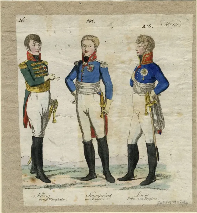 Framed Print : Jerome Bonaparte, King of Westphalia, Prince Louis Ferdinand of Prussia Framed Print : Jerome Bonaparte, King of Westphalia, Prince Louis Ferdinand of Prussia